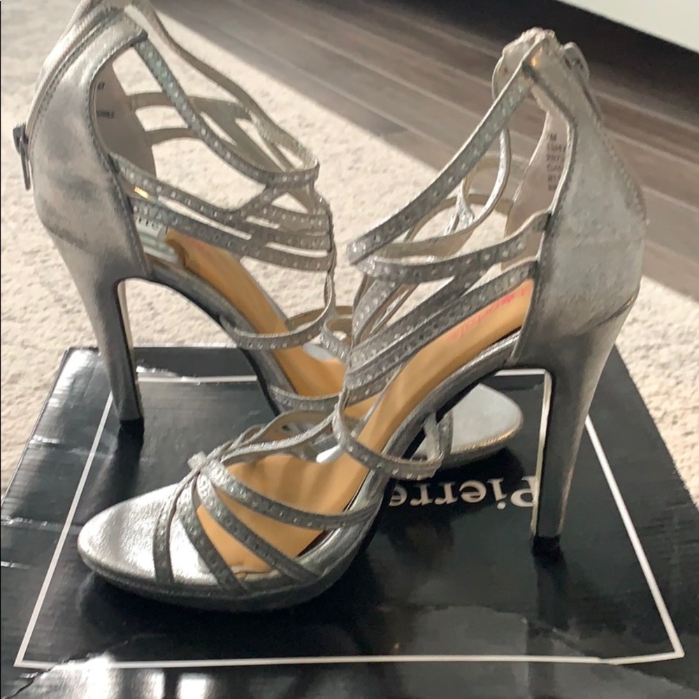 Silver heels